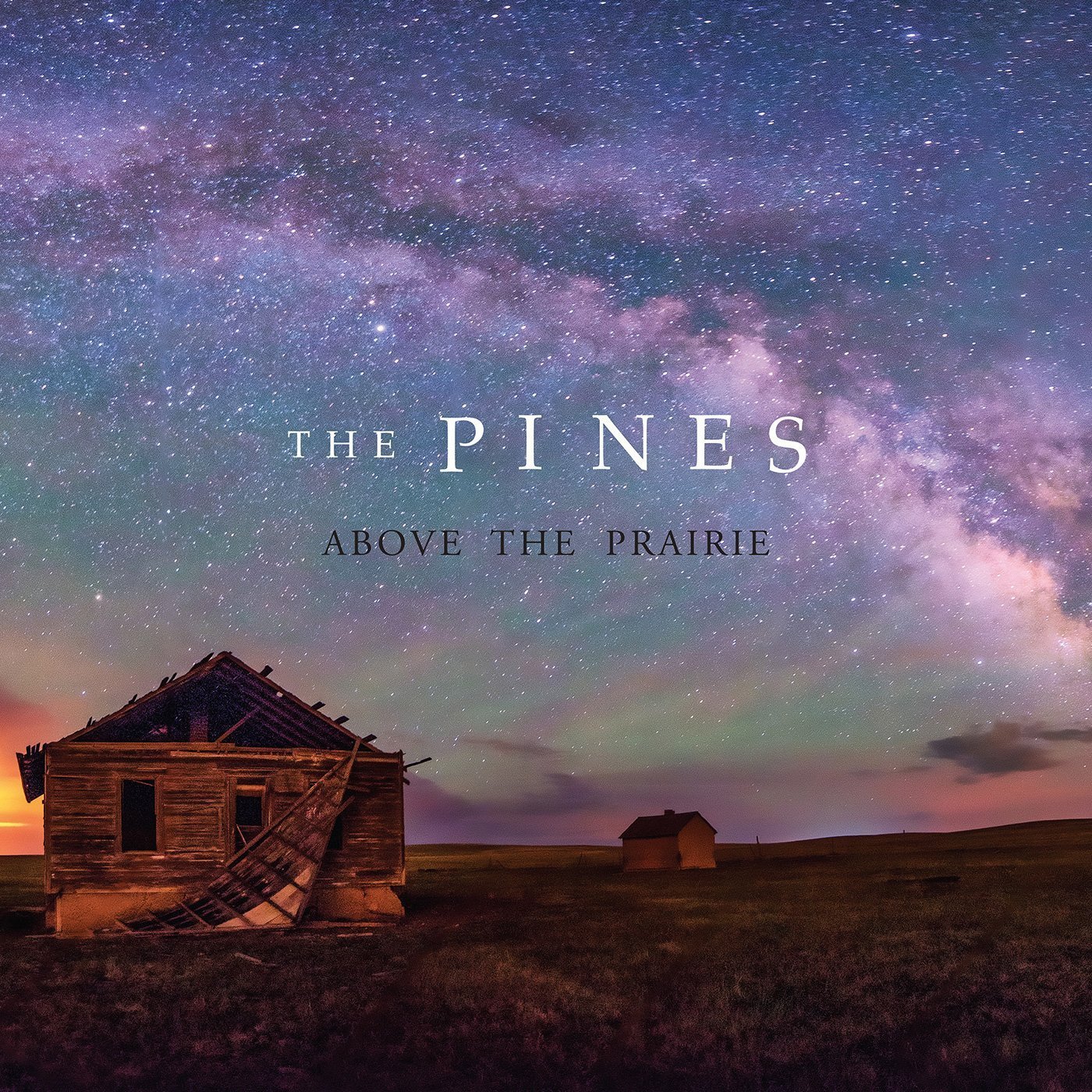 pines above the prairie
