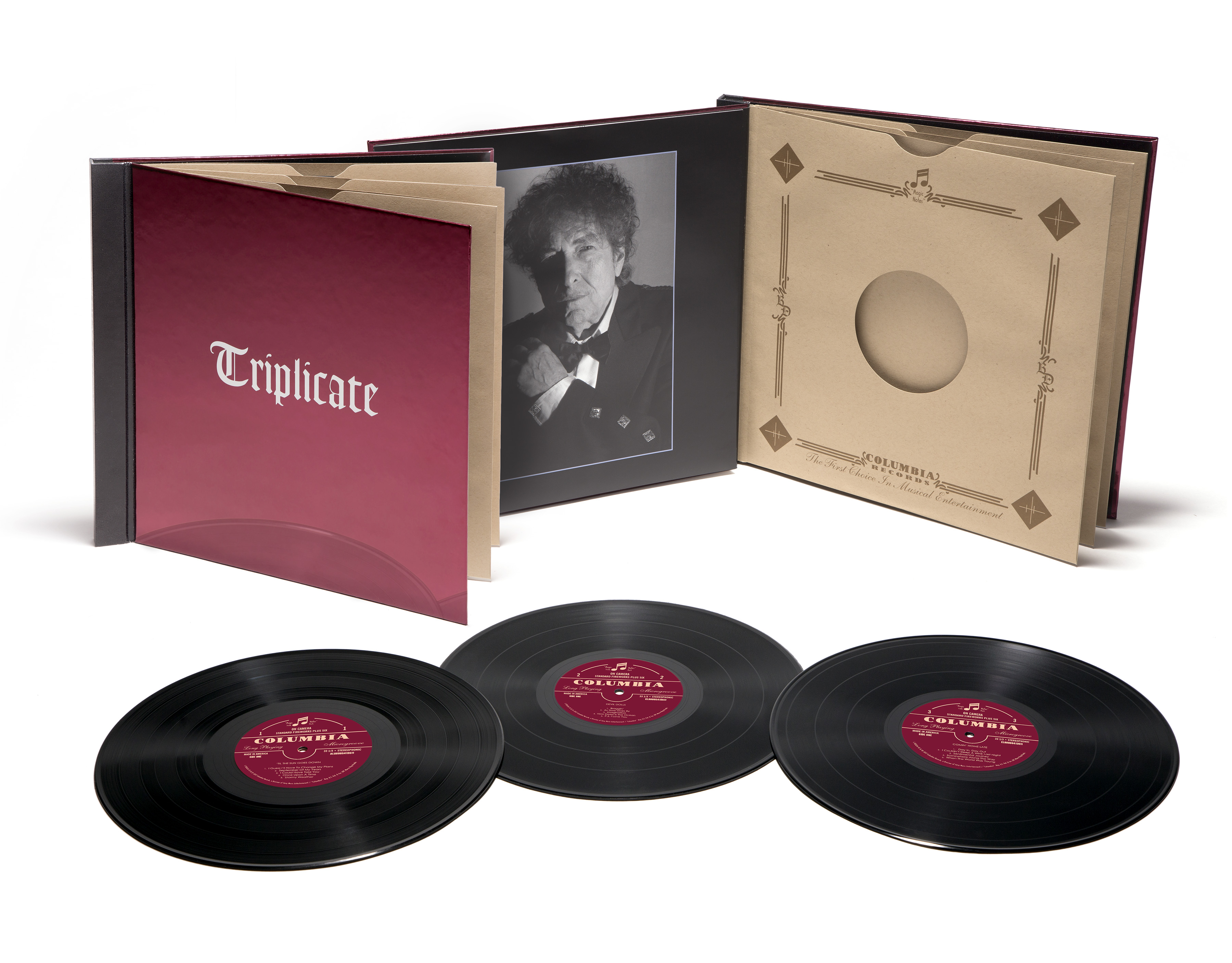 Bob Dylan Triplicate package shot