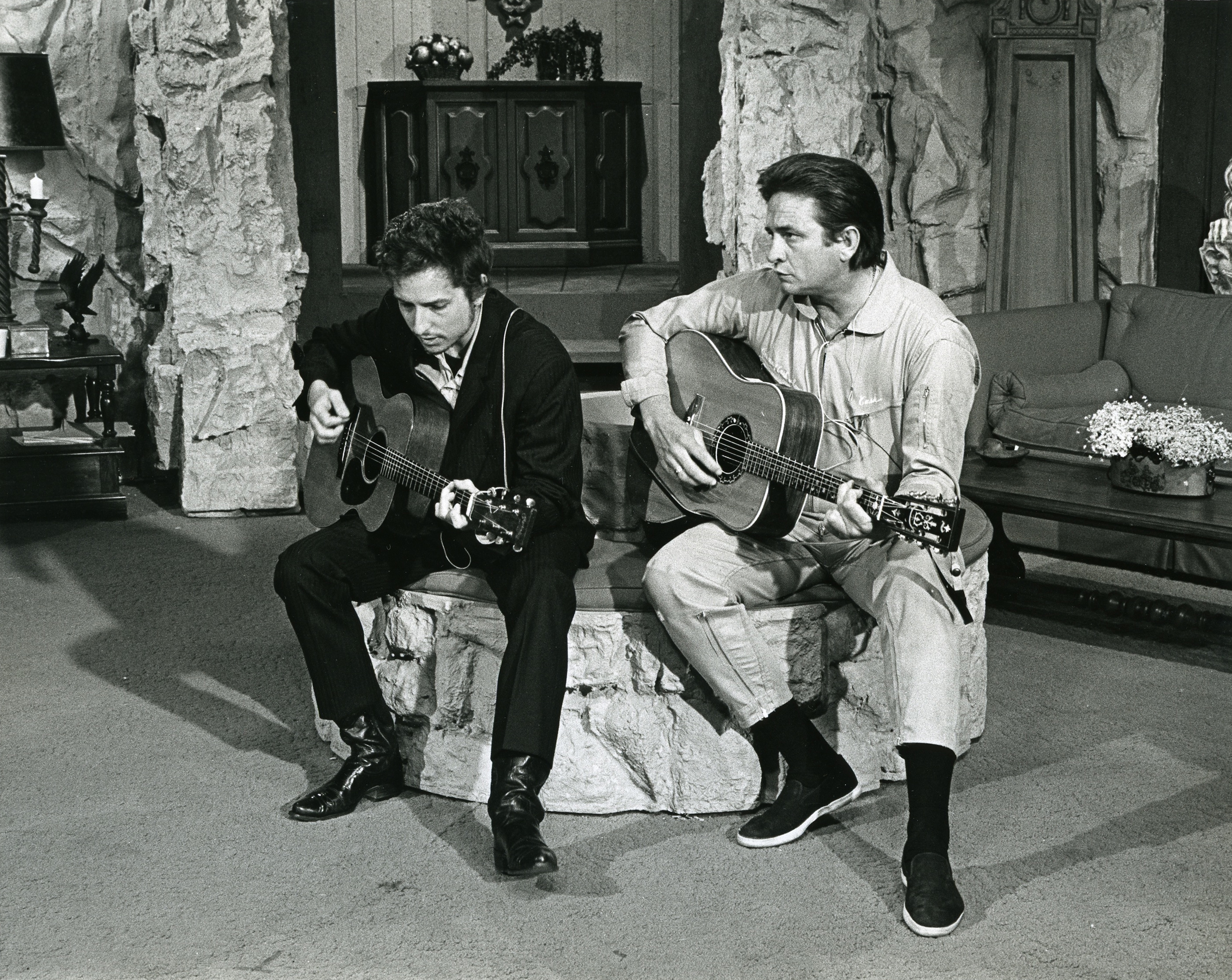 Bob Dylan with Johnny Cash
