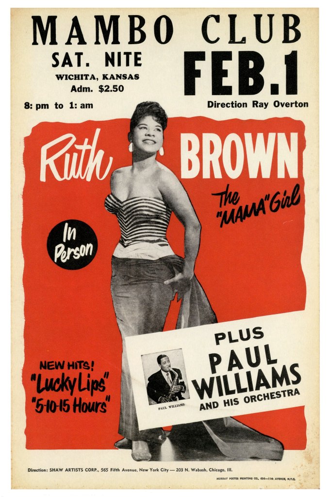 Ruth Brown Concert Poster