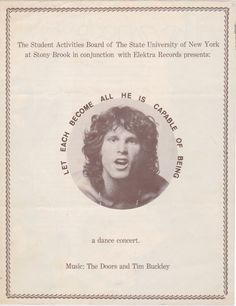 The Doors concert poster
