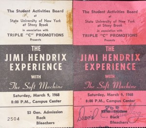 Jimi Hendrix concert ticket