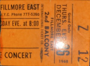 MC5 concert ticket