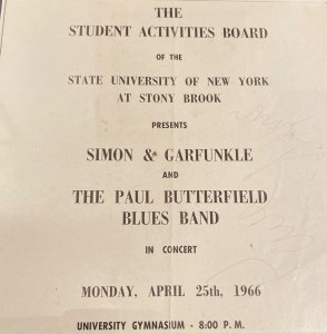 Simon & Garfunkel concert program