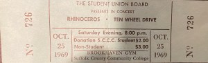 Ten Wheel Drive & Rhinocerous concert ticket