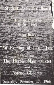 Herbie Mann concert program