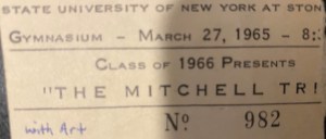 Mitchell Trio concert ticket