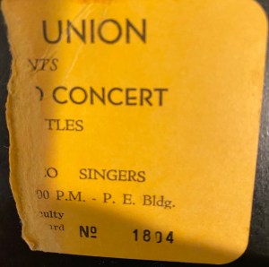 Turtles concert ticket